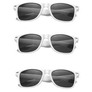 20 Pack White Sunglasses Bulk Party Favors Retro Sunglasses Spring break NEW